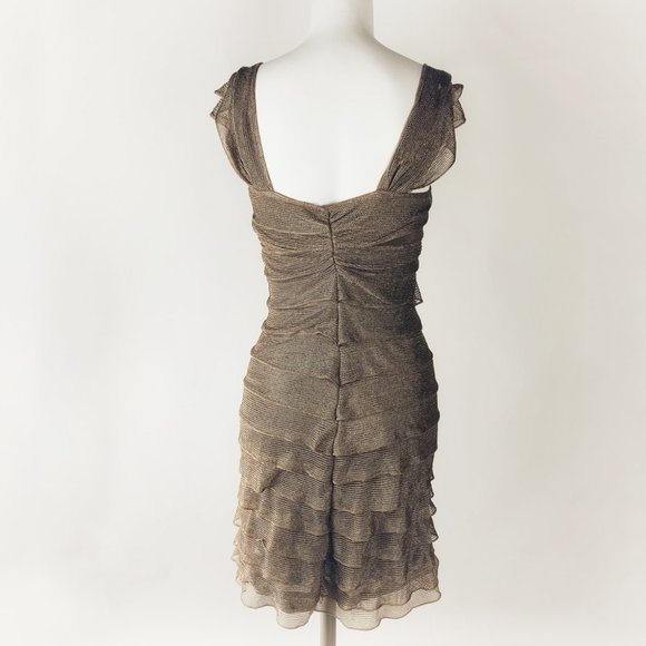 Max Studio Ruffle Bandage Bodycon Dress NWOT XS - Picture 3 of 5